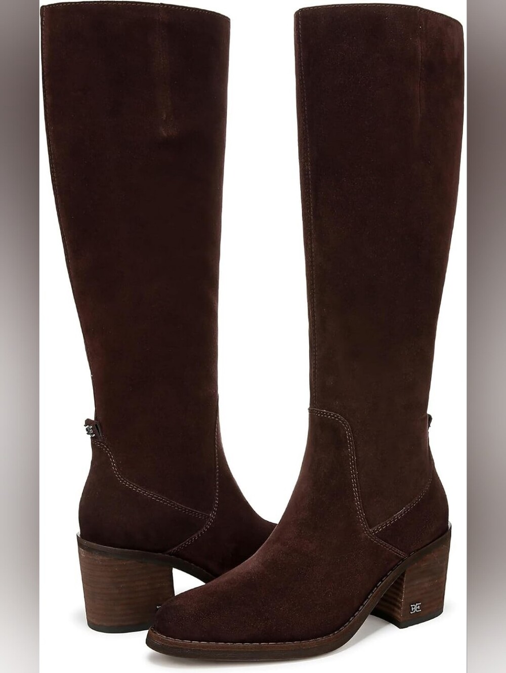 Sam Edelman Soyer Cafe Noir Wide Calf Boots NWT